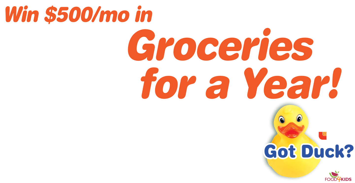 Win $500 per month in groceries for a year!